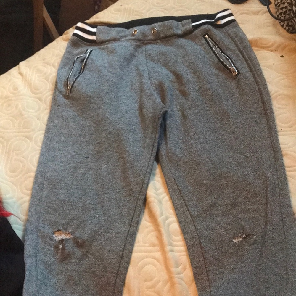 Grey joggers